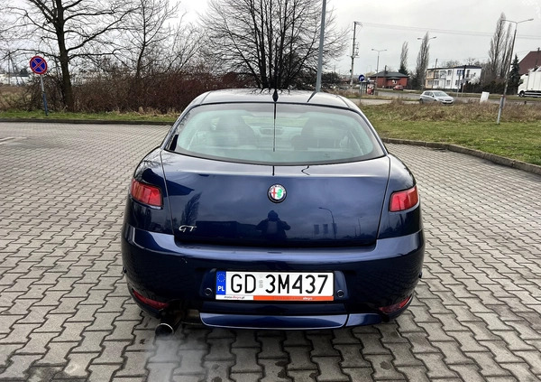 Alfa Romeo GT cena 18900 przebieg: 171000, rok produkcji 2004 z Gdańsk małe 277